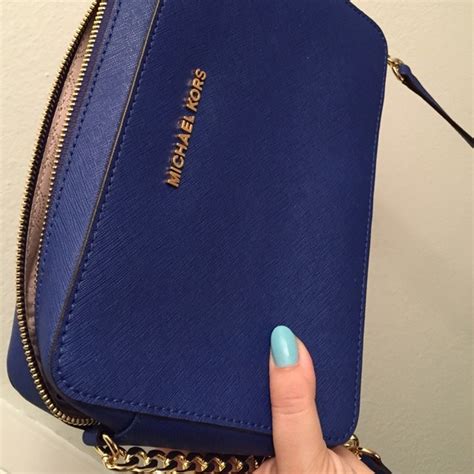 cobalt blue michael kors royal blue purse|Women's Blue Crossbody Bags .